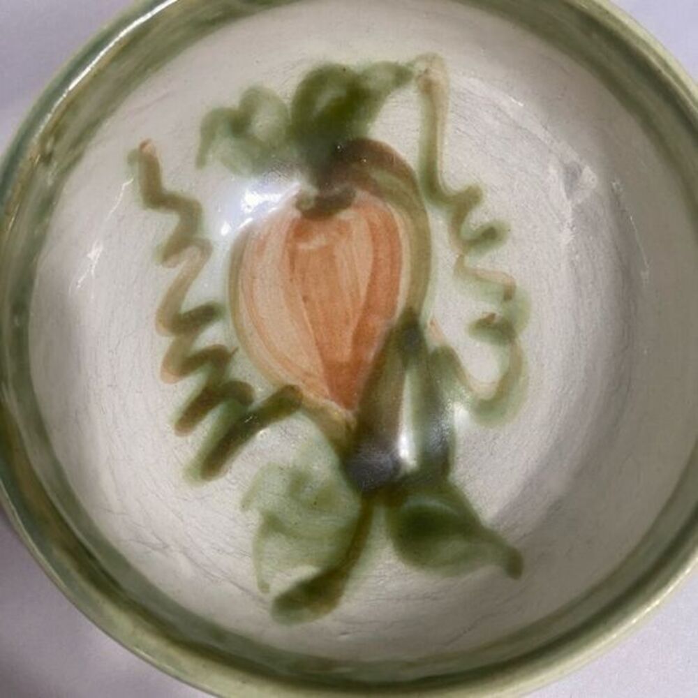 Vintage - Floral ceramic soup bowl - Picture 2 of 6